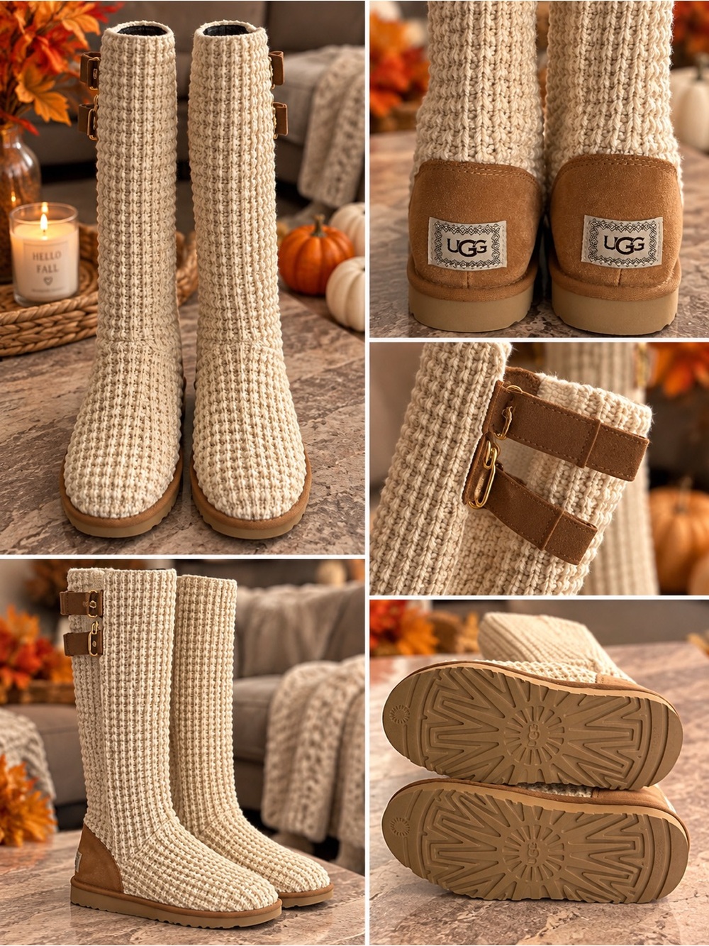 ✨ Wow! New! UGG Cozy Knit Tall Boots – Never Worn! ✨